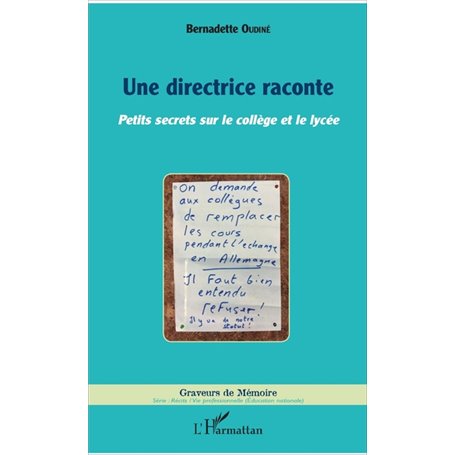 Une directrice raconte