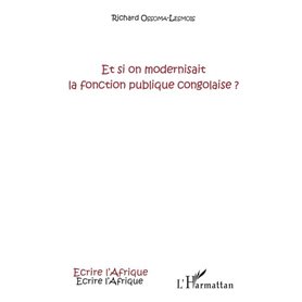 Et si on modernisait la fonction publique congolaise ?