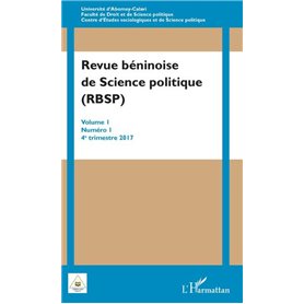 Revue béninoise de Science politique (RBSP)