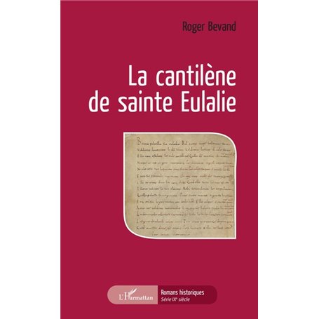 La cantilène de sainte Eulalie