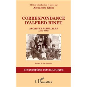 Correspondance d'Alfred Binet