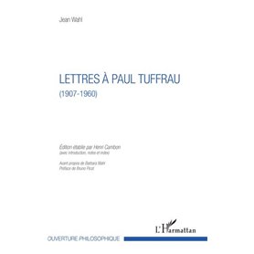 Lettres à Paul Tuffrau