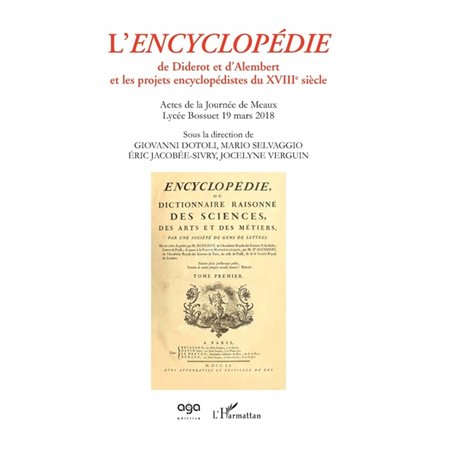L'Encyclopédie de Diderot et d'Alembert