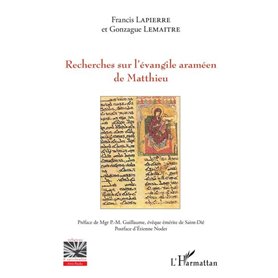 Recherches sur l'évangile araméen de Matthieu