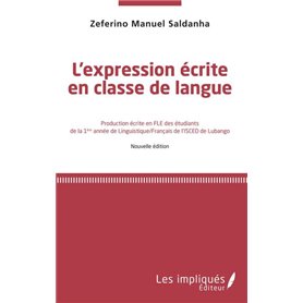 L'Expression écrite en classe de langue