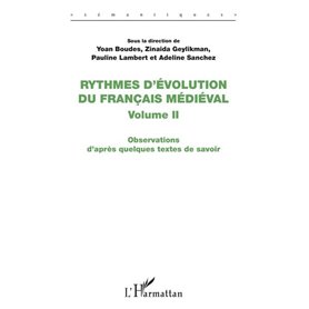 Rythmes d'évolution du français médiéval