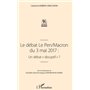 Le débat Le Pen/Macron du 3 mai 2017 : Un débat "disruptif"