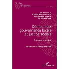 Démocratie, gouvernance locale et justice sociale