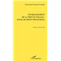 L'établissement de la preuve fiscale