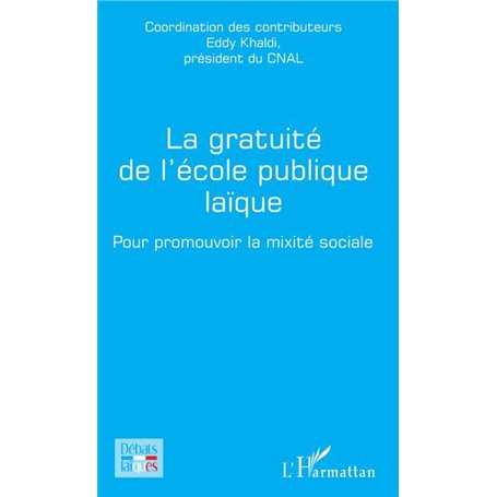 La gratuité de l'école publique laïque