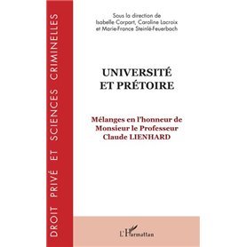 Université et prétoire