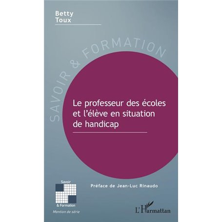 Le professeur des écoles et l'élève en situation de handicap