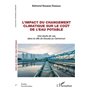 L'impact du changement climatique sur le coût de l'eau potable