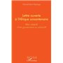 Lettre ouverte à l'Afrique soixantenaire