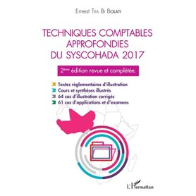 Techniques comptables approfondies du syschohada 2017