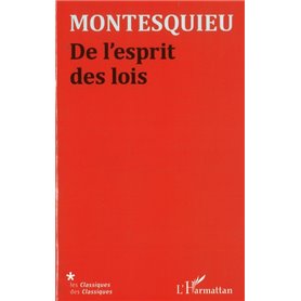 De l'esprit des lois