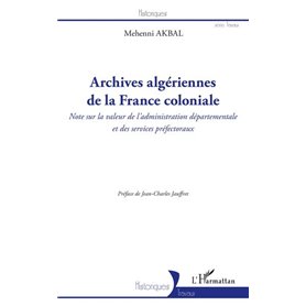 Archives algériennes de la France coloniale