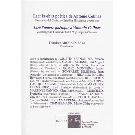 Lire l'oeuvre poétique d'Antonio Colinas