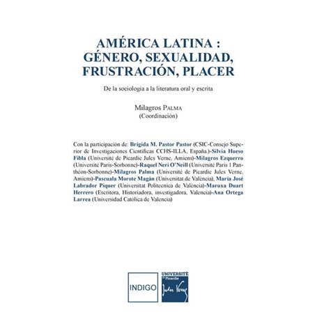 América Latina : généro, sexualidad, frustración, placer