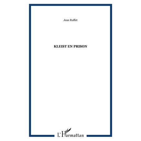 Kleist en prison