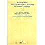 A propos de "philosophie de l'argent" de Georg Simmel