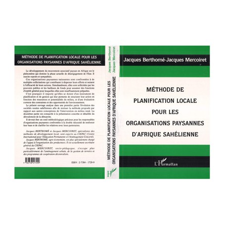 Méthode de planification locale pour les organisations paysannes d'Afrique sahélienne