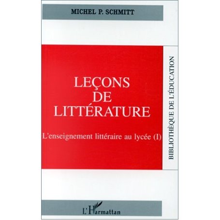 Leçon de littérature