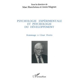 Psychologie expérimentée et psychologie du développement