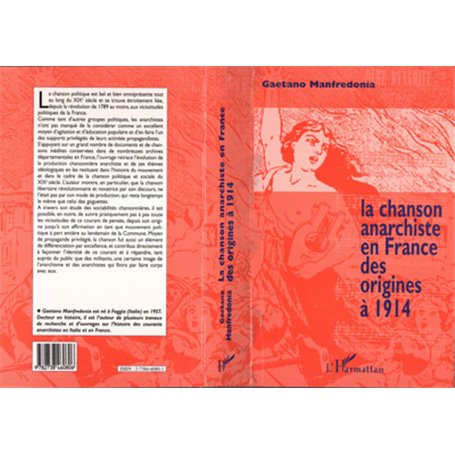 La chanson anarchiste en France des origines à 1914