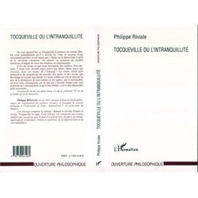 Tocqueville ou l'intranquillité