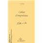 Cahier d'empreintes