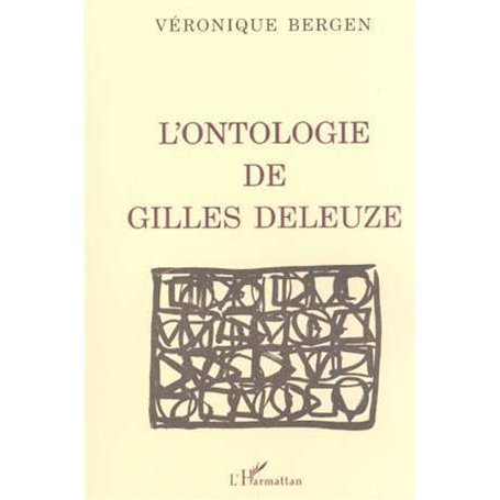 L'ONTOLOGIE DE GILLES DELEUZE