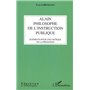 ALAIN PHILOSOPHE DE L'INSTRUCTION PUBLIQUE