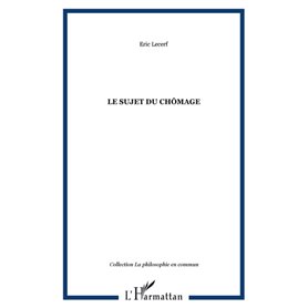 LE SUJET DU CHÔMAGE