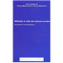 METHODES ET OUTILS DES SCIENCES SOCIALES