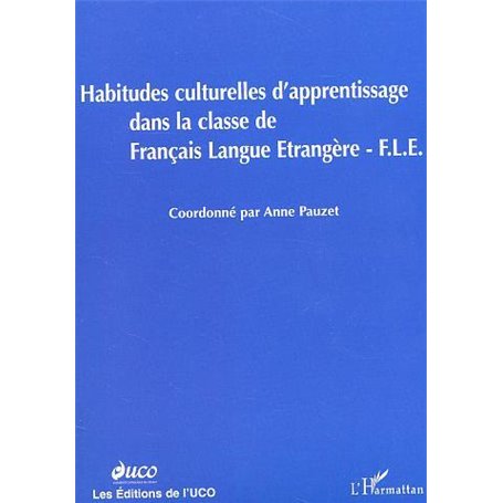 HABITUDES CULTURELLES D'APPRENTISSAGE