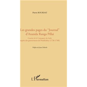 Les grandes pages du "Journal" d'Ananda Ranga Pillai