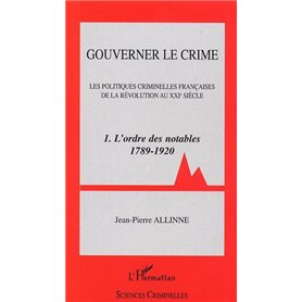 Gouverner le crime