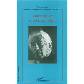 André Verdet - Le pur espace poésie