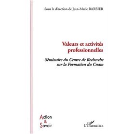 Valeurs et activités professionnelles