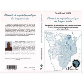 Eléments de psycholinguistique des langues bantu