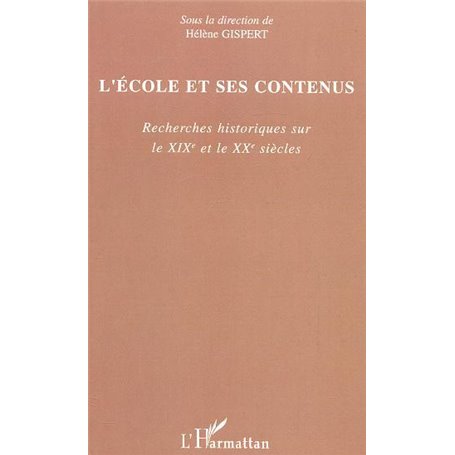 L'école et ses contenus