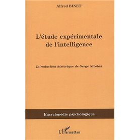 L'étude expérimentale de l'intelligence