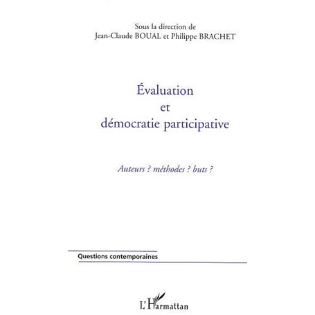 Evaluation et démocratie participative