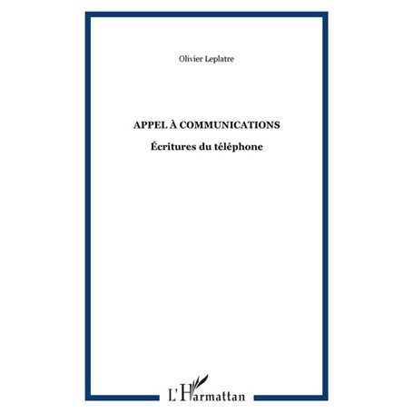 Appel à communications