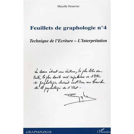 Feuillets de graphologie n°4