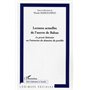 Lectures actuelles de l'oeuvre de Balzac