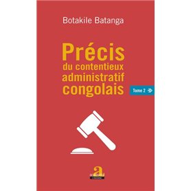 Précis du contentieux administratif congolais Tome 2