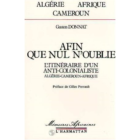 Afin que nul n'oublie