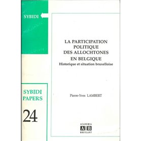 La participation politique des allochtones en Belgique